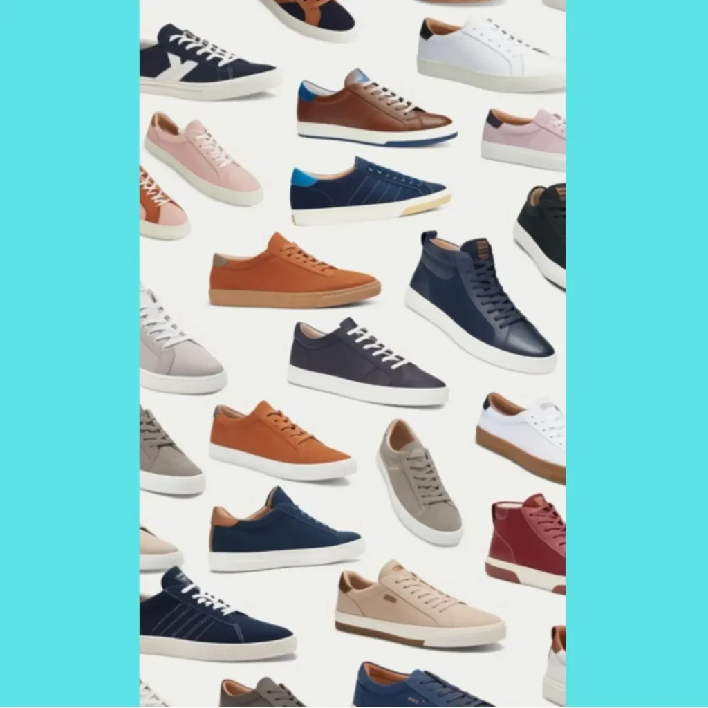 A diverse collection of shoes aesthetic sneakers showcasing various styles, emphasizing personal style, comfort, durability, and versatility for informed selections.