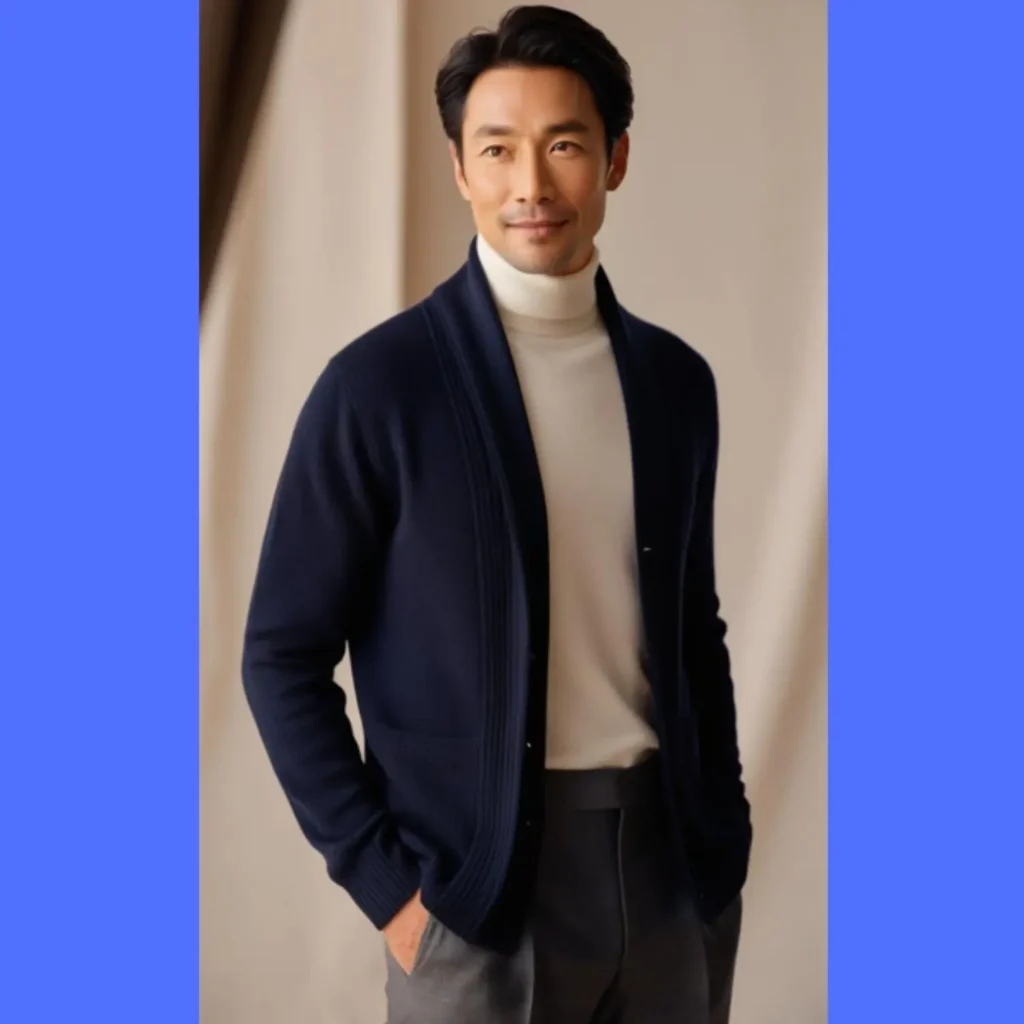 A versatile cardigan layered over a t-shirt and jeans offers a casual, stylish look, while a chunky knit cardigan over a turtleneck creates a cozy winter vibe.