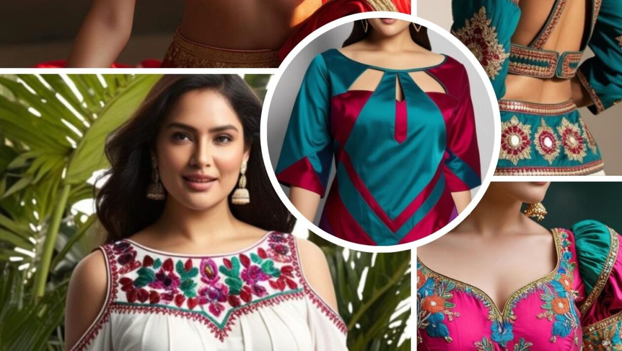 Trendy blouse designs