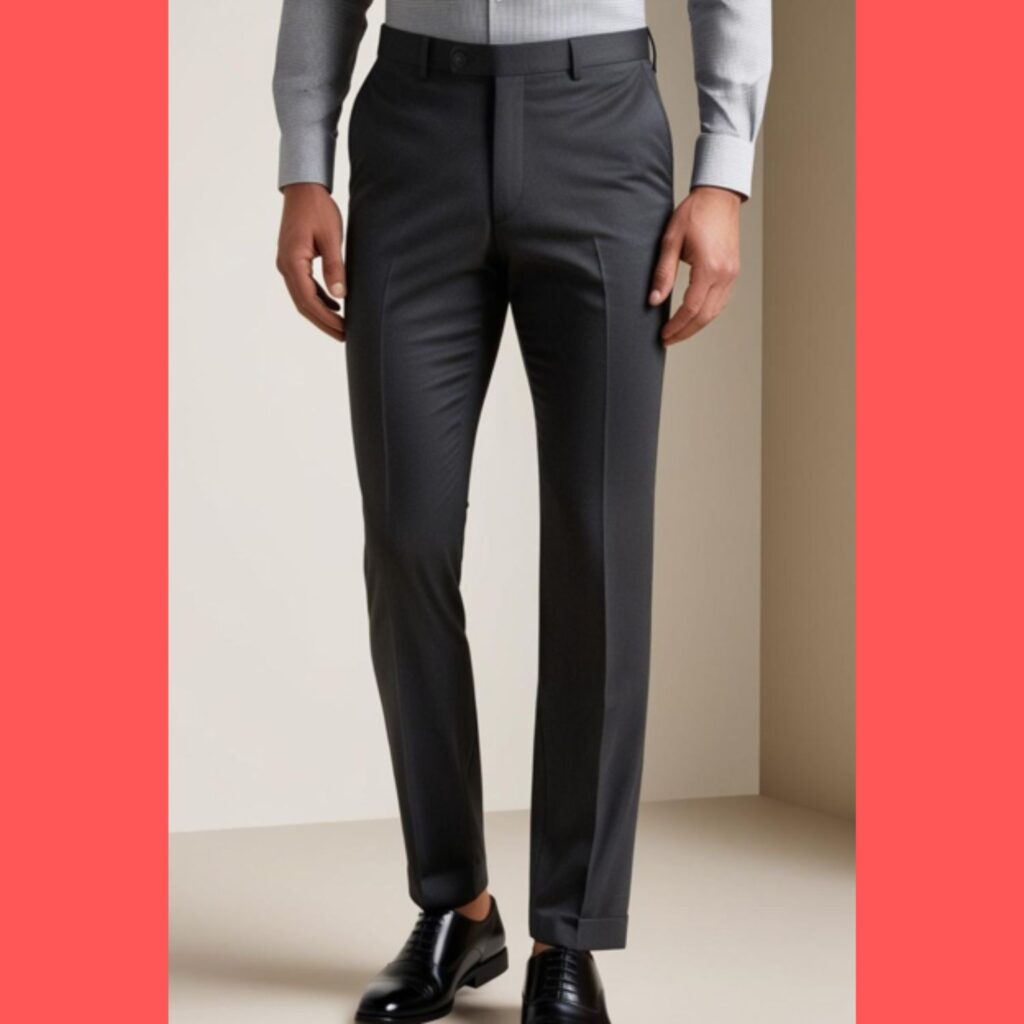 Dress Pants and Dress Shoes for men: A classic combination that never fails, pair dress pants with dress shoes for a sophisticated look.