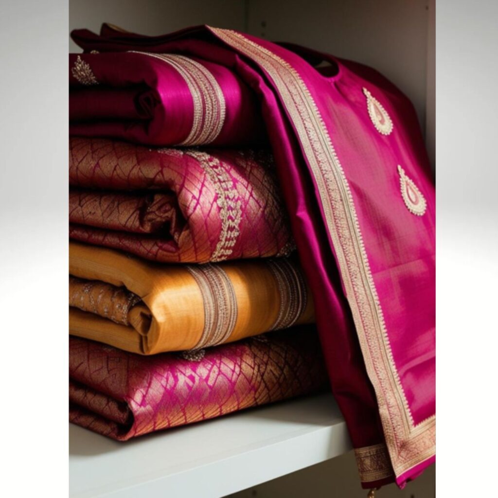 Trendy Indian plus-size outfit made with high-quality fabric, stored properly and cared for to preserve beauty and longevity.